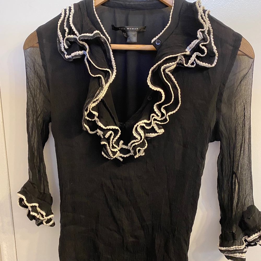 Zara Silk Blouse